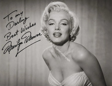 Marilyn Monroe Signed Autograph Photo Hollywood Actress Blonde Bombshell HD097 picture