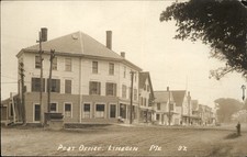Lincoln Maine ME Post Office c1900s-10s Real Photo Vintage Postcard picture