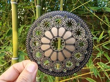 Rosace disc Cathedral of Chartres, passive transmitter with resonant cavities picture