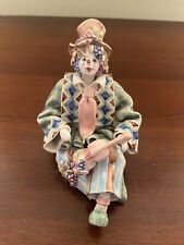 🔥 VERY RARE Vintage Pierrot Clown Made in Italy for Gumps San Francisco picture