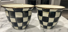 New Mackenzie Childs Courtly Check 5” High, 6.5