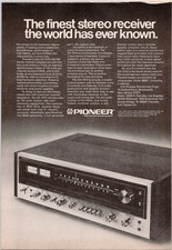 Pioneer SX-1010 Stereo Receiver Vintage 1974 Print Ad picture