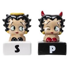 PT Betty Boop Angel & Devil Salt and Pepper Shakers Set picture