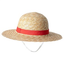 Luffy Straw Hat Cosplay Sun Hat Anime Summer Strawhats Halloween Hat 31cm picture