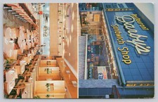1960 Darby's Restaurant Sandwich Shop Miami Beach Florida Postcard Diner picture