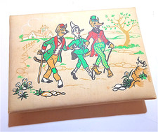 PINOCCHIO caffarel prochet 50/60s Torino italy candy box fabric print picture