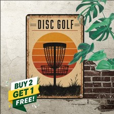 Indoor Golfing Wall Art Tin Sign Retro Sports Clubhouse Lounge Metal Plaque 8x12 picture