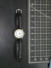 Q&Q by Citizen Quartz Wristwatch 3 Bar Water Resist Round Face Q&Q Strap WORKING picture