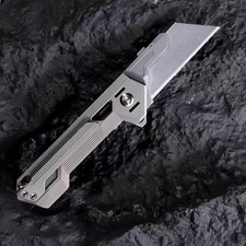 VALYRIAN Titanium Alloy Mini Pocket Knife EDC Utility Cutter Camping Tool picture