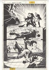 Azrael: Agent of the Bat #51 Pg 18 Original Comic Art by Rich Buckler picture