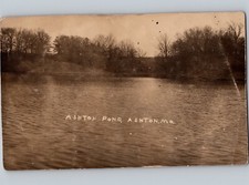 c1910 Ashton Pond Clark County Missouri MO RPPC Real Photo Postcard picture
