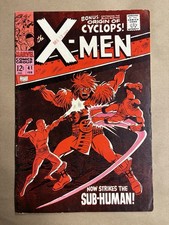 X-Men # 41  (1968 ) Origin & 1st App Grotesk Origin of Cyclops Marvel Comics picture