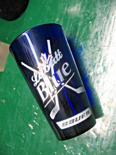 LABATT BLUE  BAUER HOCKEY COBALT  TUMBLER  SOUVENIR     LIBBEY GLASS picture