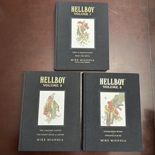 Hellboy Library Edition Hardcover Lot Vol 1 2 3 Mike Mignola Dark Horse Comic picture