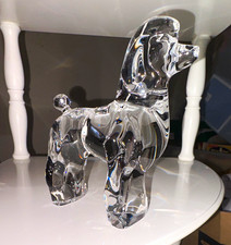 Crystal Poodle Dog Figurine - Crystal Material Dog Breed Poodle Figurine picture