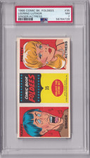 1966 COMIC BOOK FOLDEES SINGER/ACTRESS #35 LEERING LUTHOR PSA 7 picture