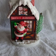  Vintage 1978 Plastic Santa’s Workshop Christmas Village House 5 in picture