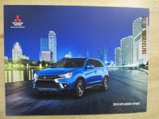 2018 MITSUBISHI OUTLANDER SPORT SUV,DEALER BIG CATALOG-BROCHURE, MINT, 22 PAGES picture