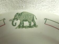 A RARE GOP Republican Party Antique Dining Plate c1905 Shenango China Restaurant picture