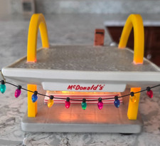 Christmas McDonald's Classic Lighted Ceramic Sculpture McMemories Restaurant 96 picture