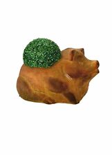 Pig Pottery Planter Big Clay Container Vintage Outdoor Garden Decor picture