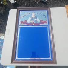 VINTAGE 1995 SAMUEL ADAMS GLASS MENU DRY ERASE BOARD ADVERTISING BEER SIGN picture