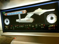 StAr TrEk prop mSD2 TOS Entereprise 1701 galaxy Transligh print EXCELLENT YES picture