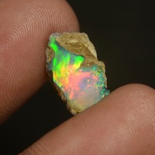 5.55 Ct  Natural Ethiopian Jumbo Welo Fire Opal Rough Specimen Gemstone 1 Pcs picture