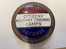 WW1 WW2 - CMTC National Defense Citizens Military Training Camps ARMY PIN ENAMEL picture