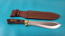 Vintage Muela Spain Fury 00174 Heavy Fixed Bowie Machete Camp Knife TR1906 picture