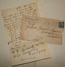 Letter Jewish American Judaica 1925 USA New York Cover Horowitz Yiddish picture