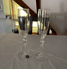 Lenox Aria Clear Stemmed Champagne Flutes Glass Set, 2-Piece Service for 2 picture