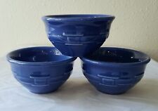 Set of 3 Longaberger Pottery Woven Traditions 4
