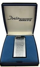 Vintage New Ibelo Lighter Sleek Silver Design Unused In Original Box 2.5” picture