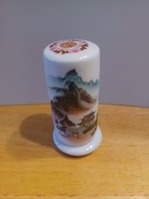 Vintage Chinese Porcelain Tooth Pick Holder picture