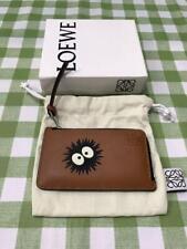 LOEWE Studio Ghibli Coin Card Holder Brown Coin Purse Card Case  picture