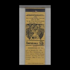 Matchbook Cover - West Virginia Americana Summersville, WV picture