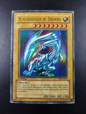YUGIOH 2003 | BLUE-EYES W. DRAGON | SDK-G001 | 1ST EDT | GERMAN | VG-EX (MP) picture