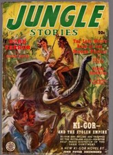 Jungle Stories  Summer 1939  2nd Issue Saunders Cvr picture