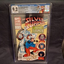 SILVER SURFER ANNUAL #6 1993 SHARP CGC 9.2 WHITE PGS.1ST LEGACY BECOMES MARVEL picture