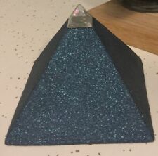 MR SANDMAN Sculpture Blue Glitter Pyramid 2002 Made in Canada RARE picture