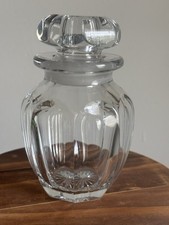 Heisey Flat Panel Apothecary Jar 5” Tall Marked picture