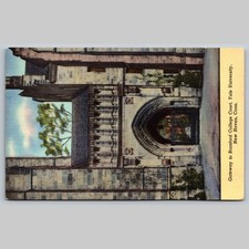 Postcard Gateway to Branford College Court Yale University New Haven picture