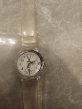 Vintage 1993 Armitron Bugs Bunny Clear Acrylic Watch good condition. picture