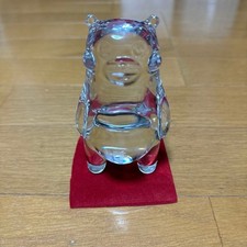 Baccarat Crystal Kumamon Mascot Bear Figurine Object Clear Crystal Ornament picture