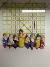 1938 Walt Disney Snow White & 7 Dwarfs Japan Bisque Figurines Complete Set picture