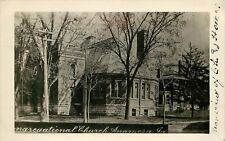 c1910 RPPC Postcard; Congregational Church Anamosa IA Jones County posted picture
