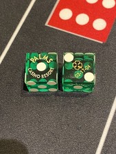 Palms 2004 St. Patricks Day Special edition LAS  VEGAS NEVADA CASINO DICE Rare picture