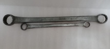 Old Vintage Vlchek Tool Double Offset Box Closed End SAE Metric Wrench Set USA picture