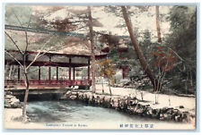 c1910 Small Bridge Kamigamo Temple at Kyoto Japan Unposted Antique Postcard picture